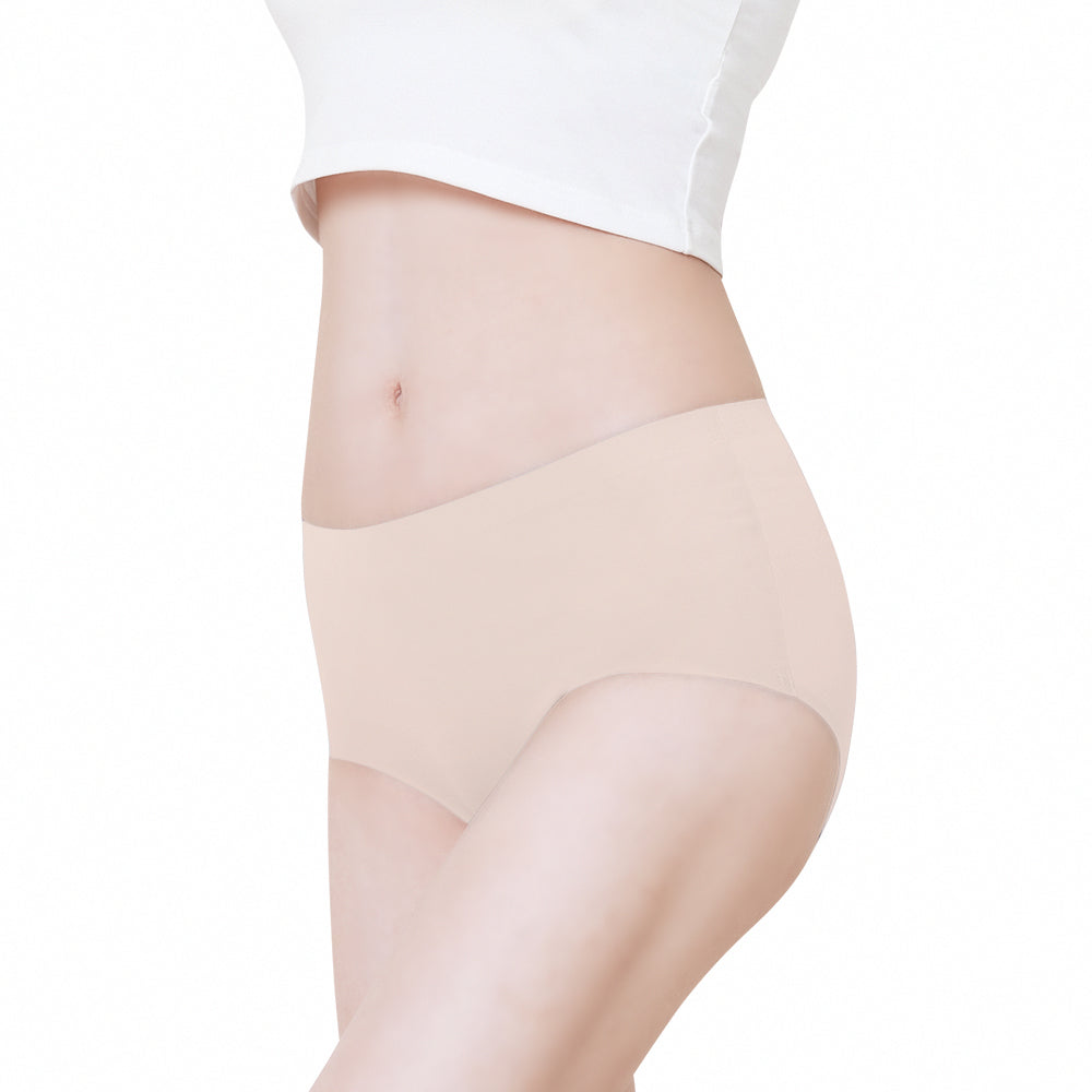 【緊實包臀】輕薄抗菌無痕內褲-中腰