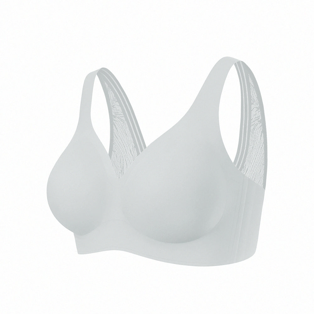 【後背蕾絲】透氣舒適無痕無鋼圈內衣