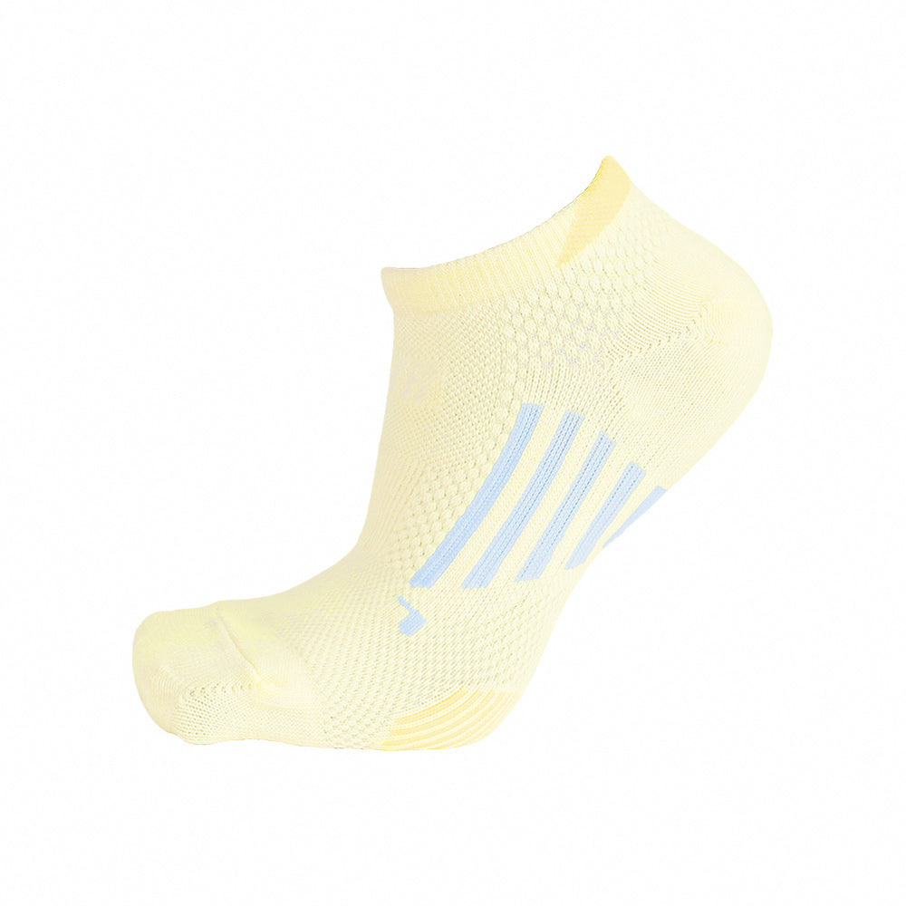 FootSpa加強透氣足弓機能船襪-條紋