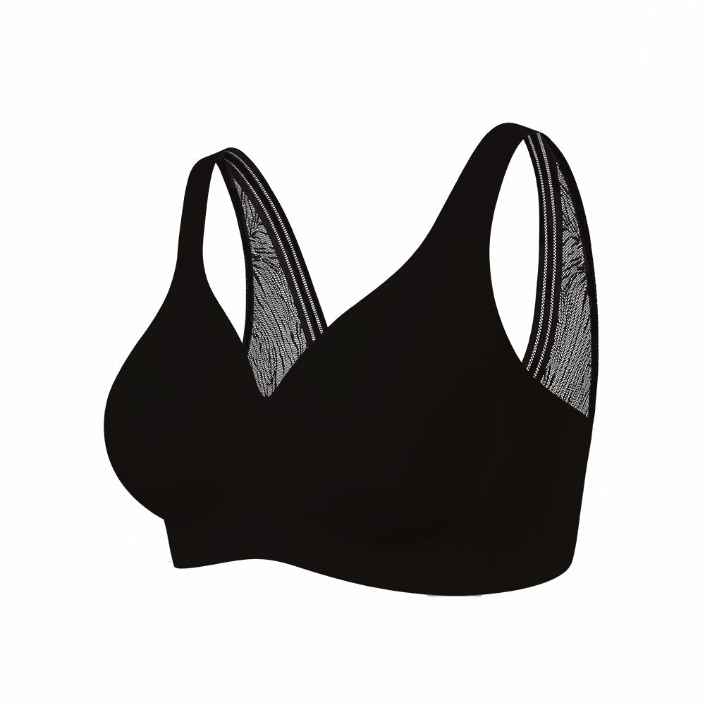 【後背蕾絲】透氣舒適無痕無鋼圈內衣