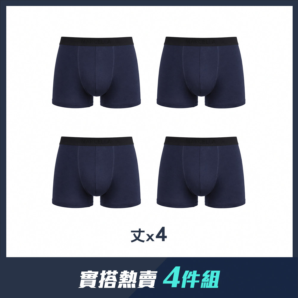 【四件組團購】莫代爾抗菌合身平口男內褲