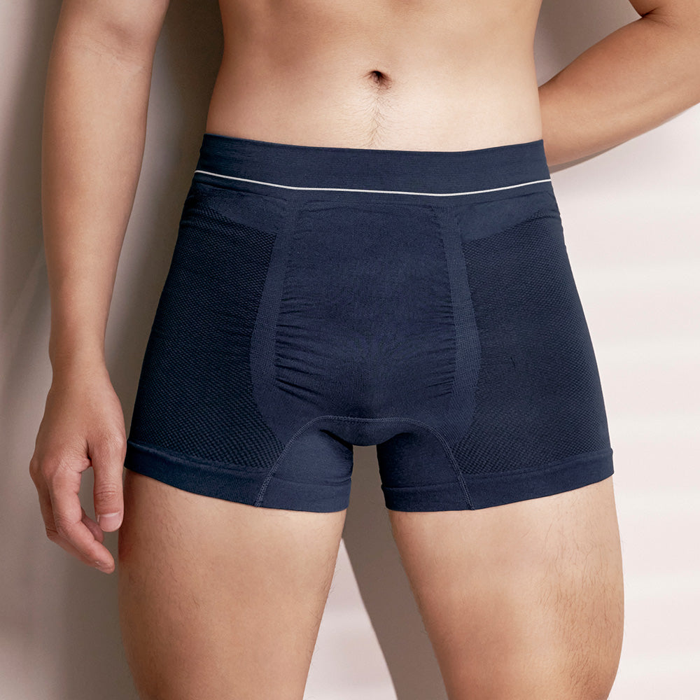 無縫抗菌3D立體囊袋平口男內褲