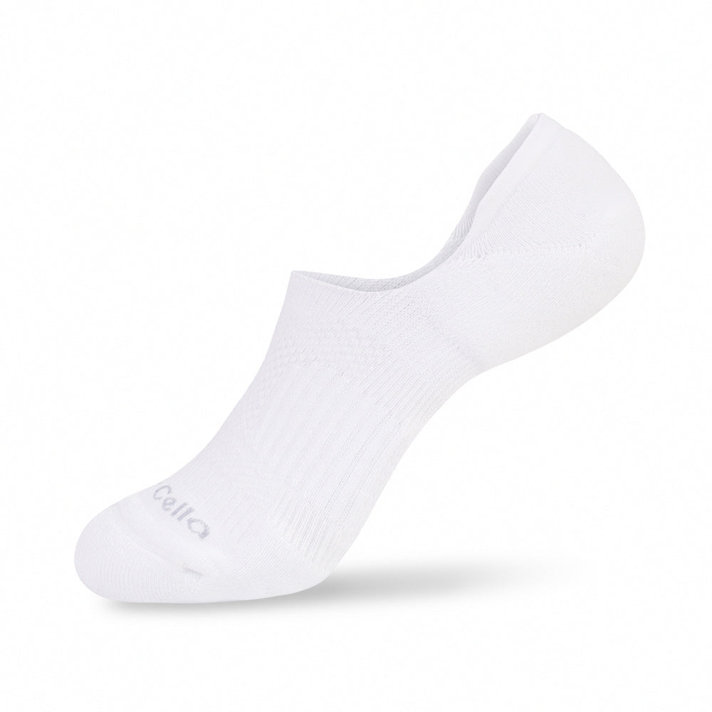 FootSpa無縫足弓加強氣墊運動隱形襪-棉紗