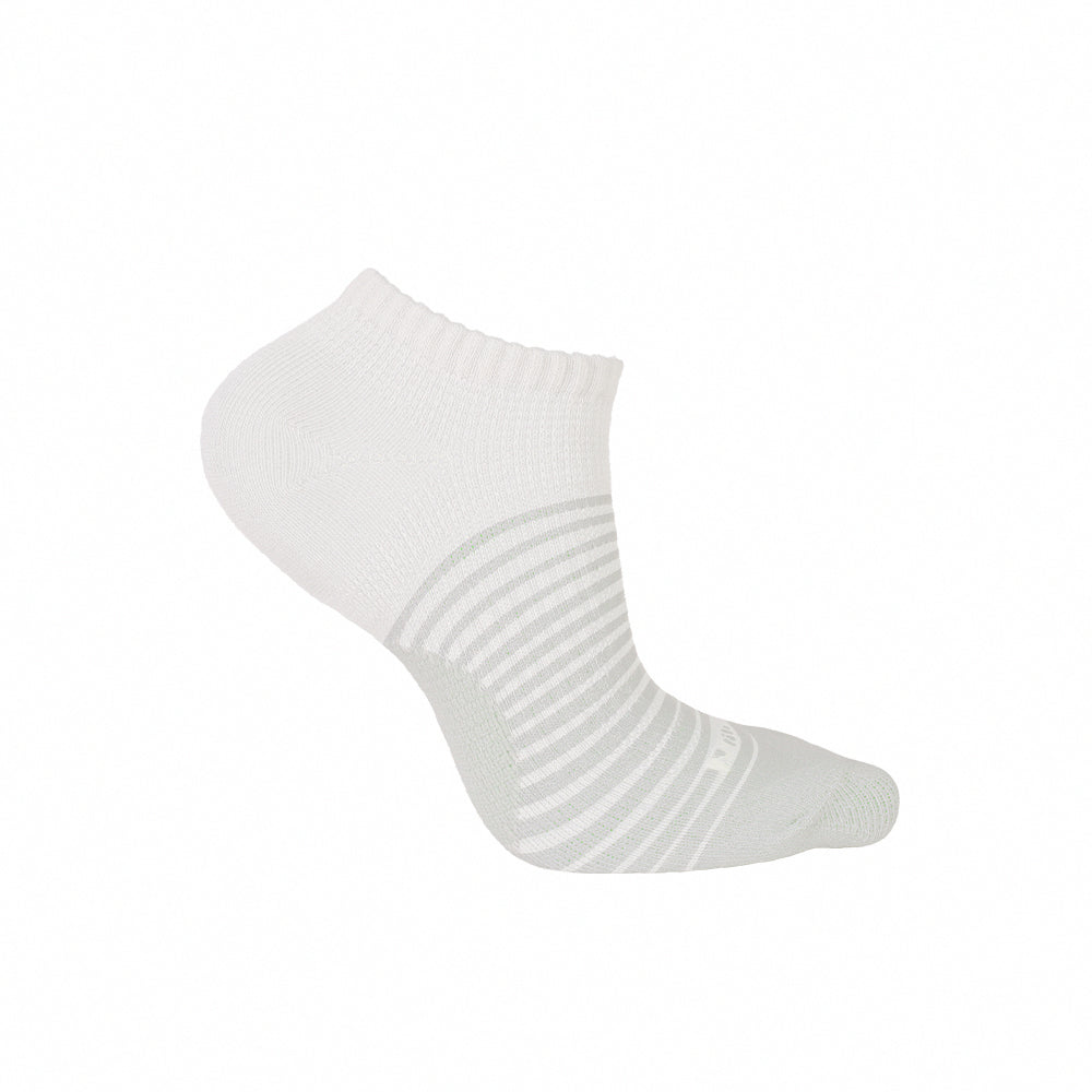 FootSpa輕護足弓透氣運動船襪-條紋