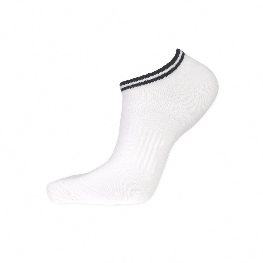 輕護足弓透氣運動船襪-條紋