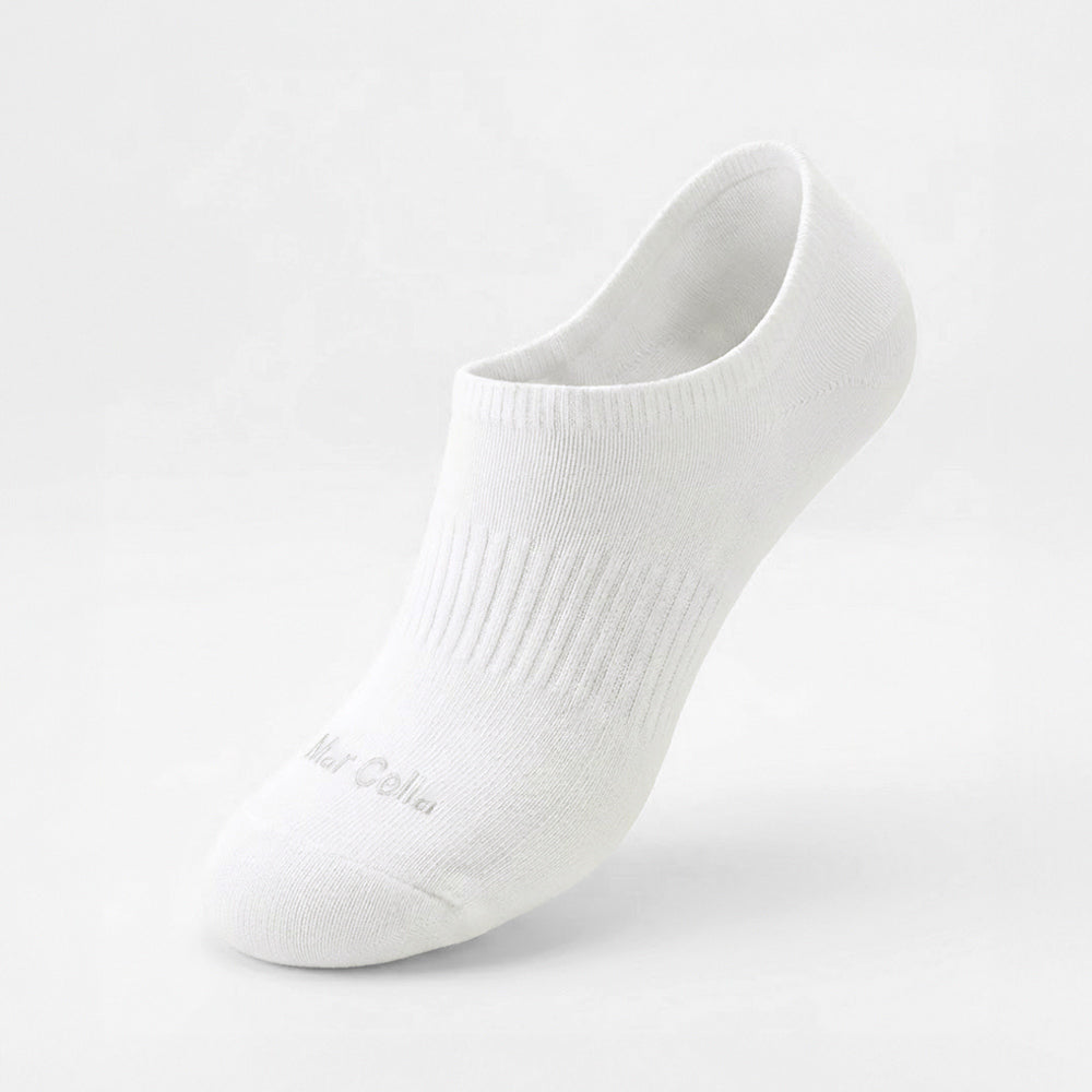 無縫抗菌高腳背氣墊-隱形襪