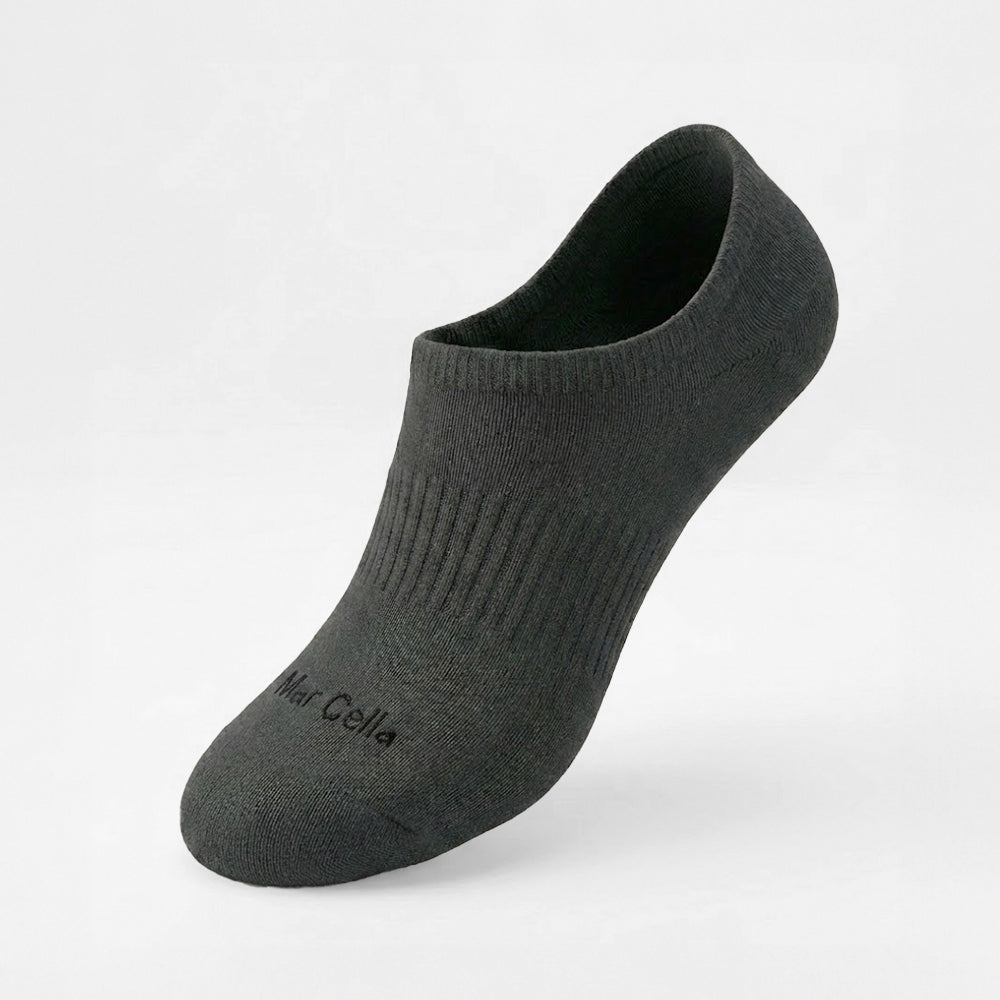 無縫抗菌高腳背氣墊隱形襪