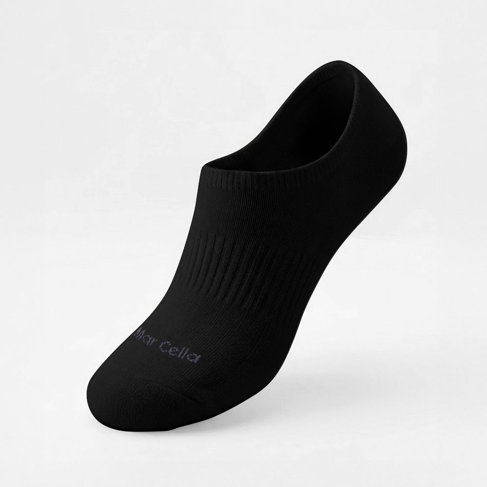 無縫抗菌高腳背氣墊隱形襪