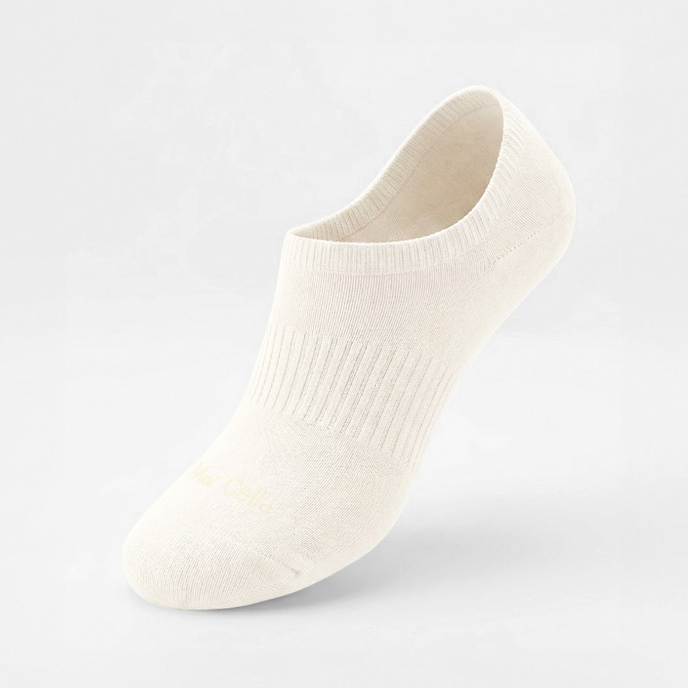無縫抗菌高腳背氣墊-隱形襪