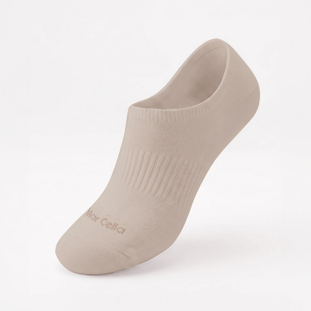 無縫抗菌高腳背氣墊隱形襪