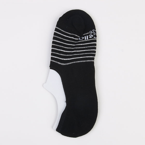 MySocks高腳背144針棉質隱形襪-條紋