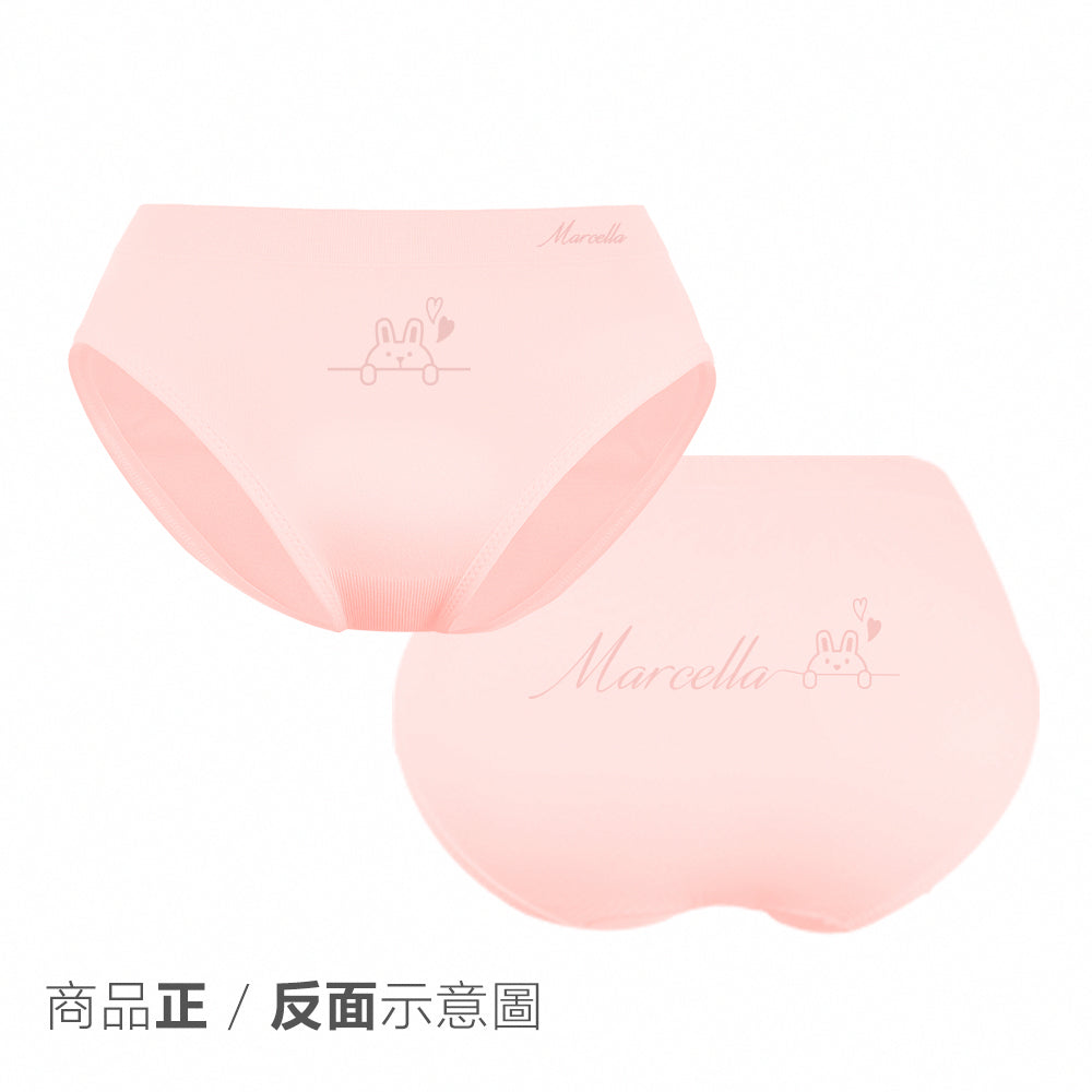 【可愛緹花】抗菌無縫童內褲-中低腰