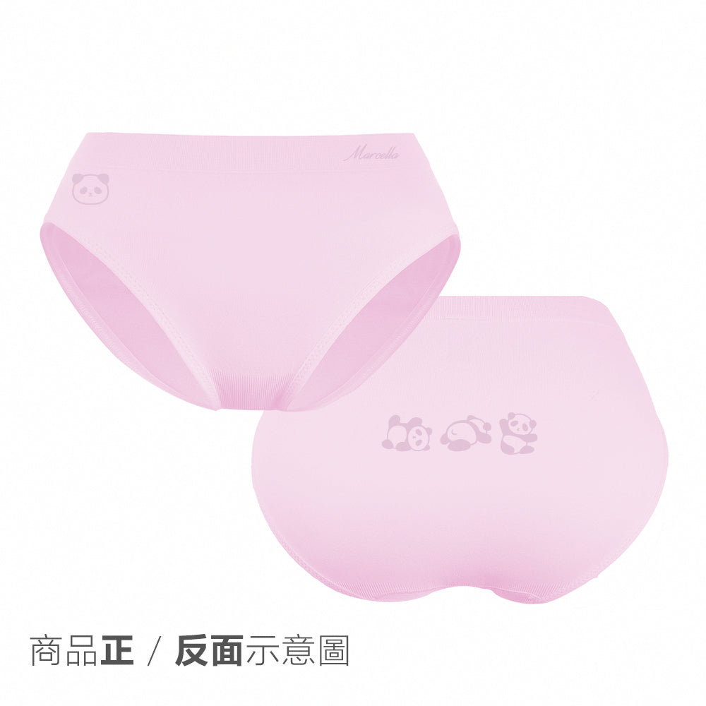 【可愛緹花】抗菌無縫童內褲-中低腰