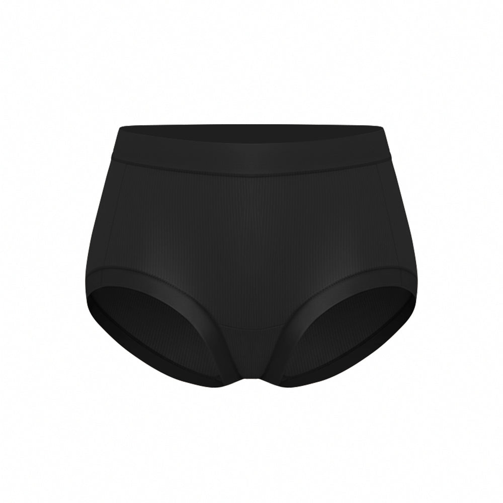 【肌呼無感】輕透抗菌無痕內褲-車縫中腰