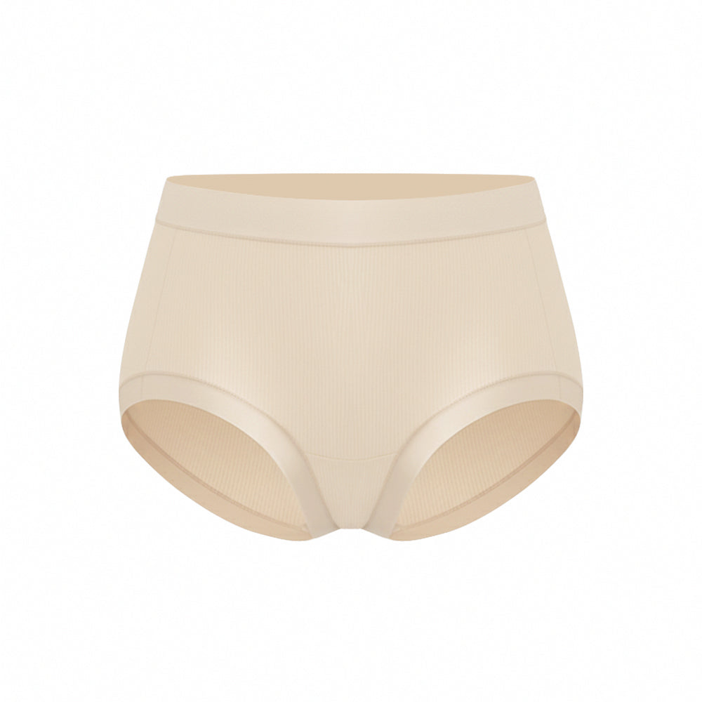 【肌呼無感】輕透抗菌無痕內褲-車縫中腰
