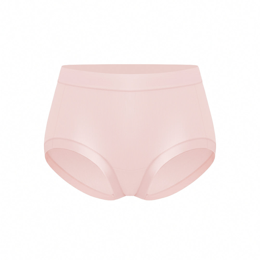 【肌呼無感】輕透抗菌無痕內褲-車縫中腰