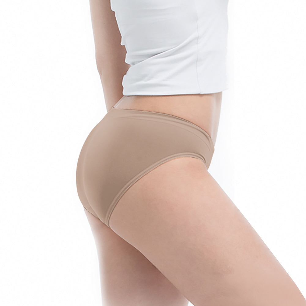 【透氣薄感】抗菌無縫內褲-中低腰