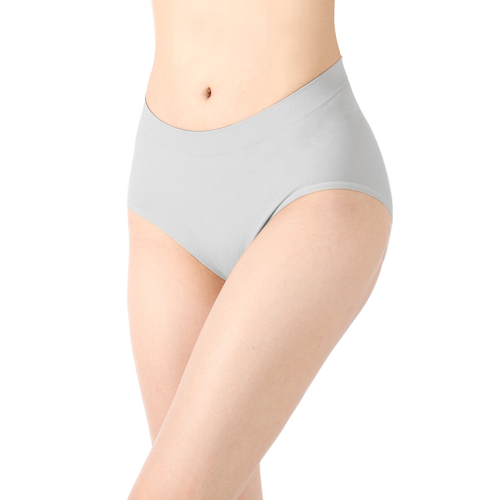 【透氣薄感】抗菌無縫內褲-中高腰
