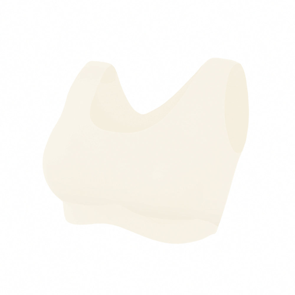 【肌呼無感】包覆無痕無鋼圈寬肩內衣