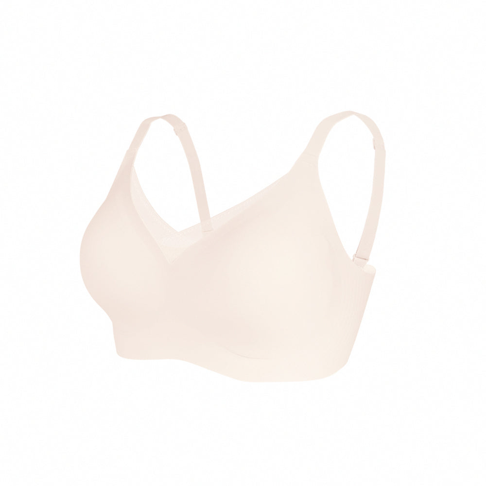 【裸感蕾絲】桑蠶絲無痕無鋼圈內衣