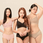 【深杯包覆】加強集中無痕無鋼圈內衣(加大)