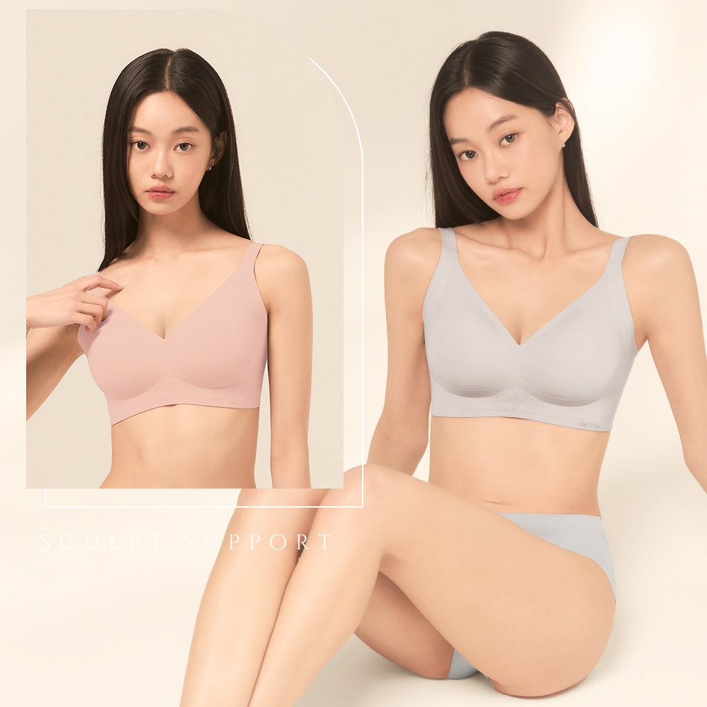 【深杯包覆】加強集中無痕無鋼圈內衣