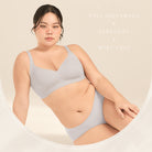 【深杯包覆】加強集中無痕無鋼圈內衣(加大)