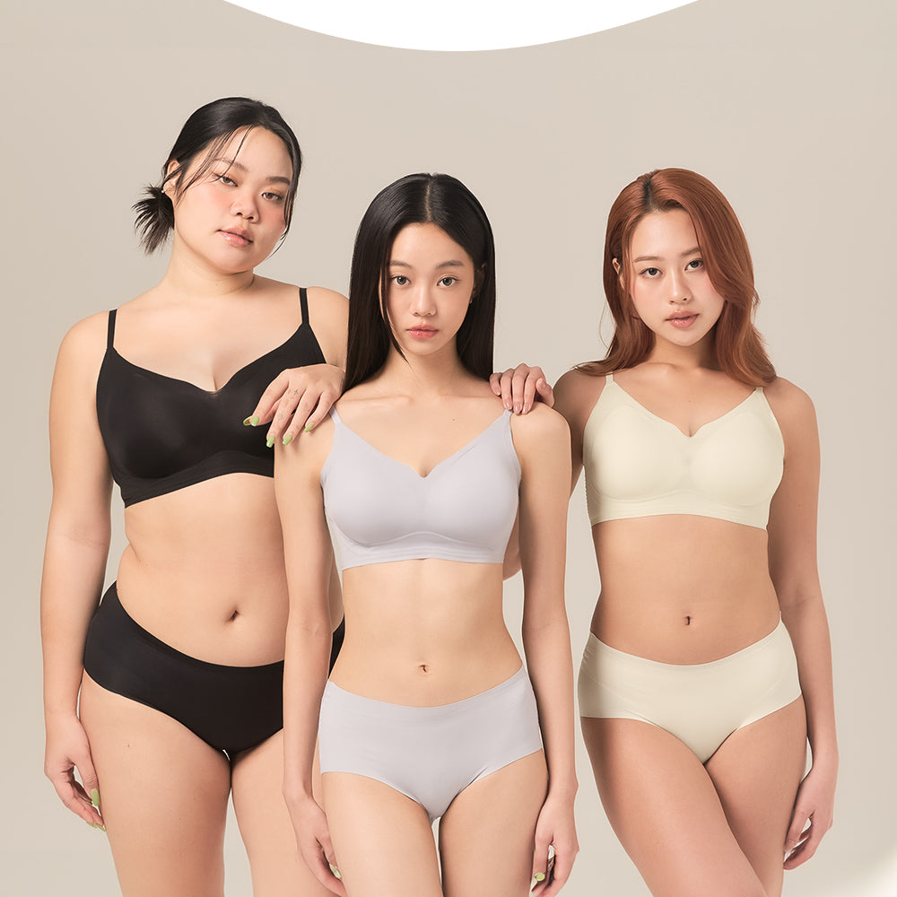【超薄包覆】果凍膠支撐無痕無鋼圈背心內衣-細肩