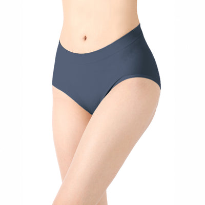 【透氣薄感】抗菌無縫內褲-中高腰