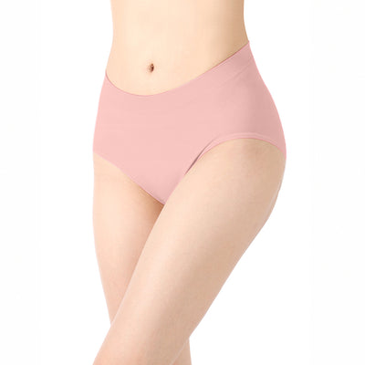 【透氣薄感】抗菌無縫內褲-中高腰