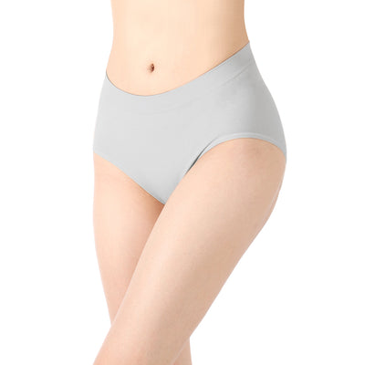 【透氣薄感】抗菌無縫內褲-中高腰