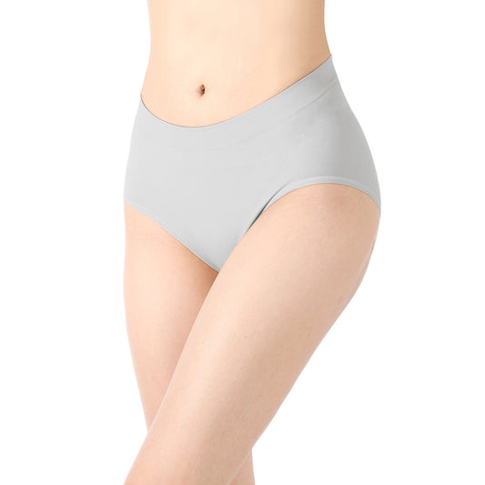 【透氣薄感】抗菌無縫內褲-中高腰