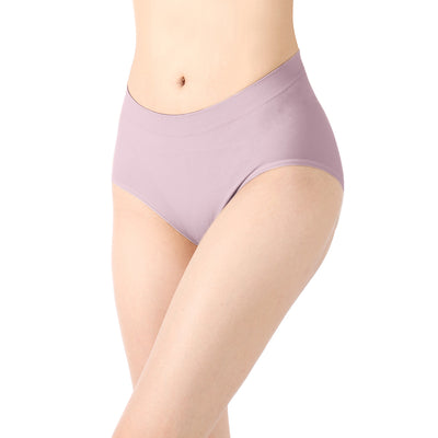 【透氣薄感】抗菌無縫內褲-中高腰