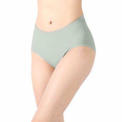 【透氣薄感】抗菌無縫內褲-中高腰