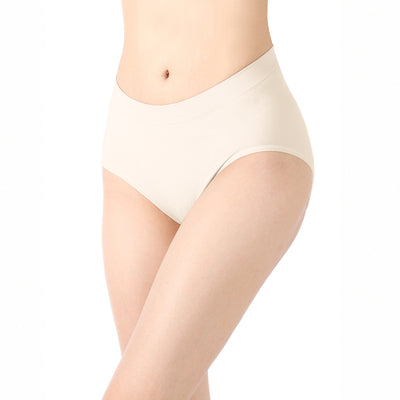 【透氣薄感】抗菌無縫內褲-中高腰