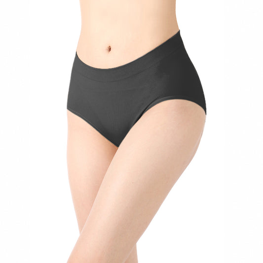 【透氣薄感】抗菌無縫內褲-中高腰